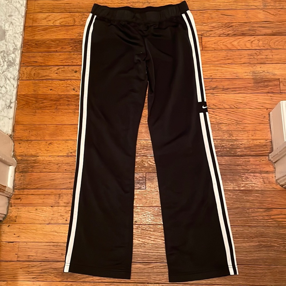 Nike Womens Black Track Pants Medium 8-10 🖤🤍